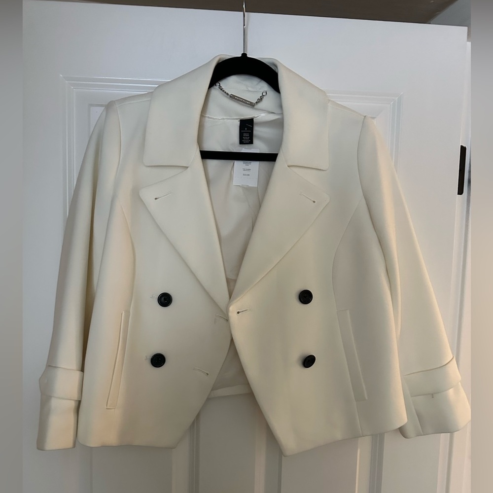 White House / Black Market Crop Jacket
